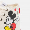 Zapatillas altas MOA Master collector Mickey Mouse color crema