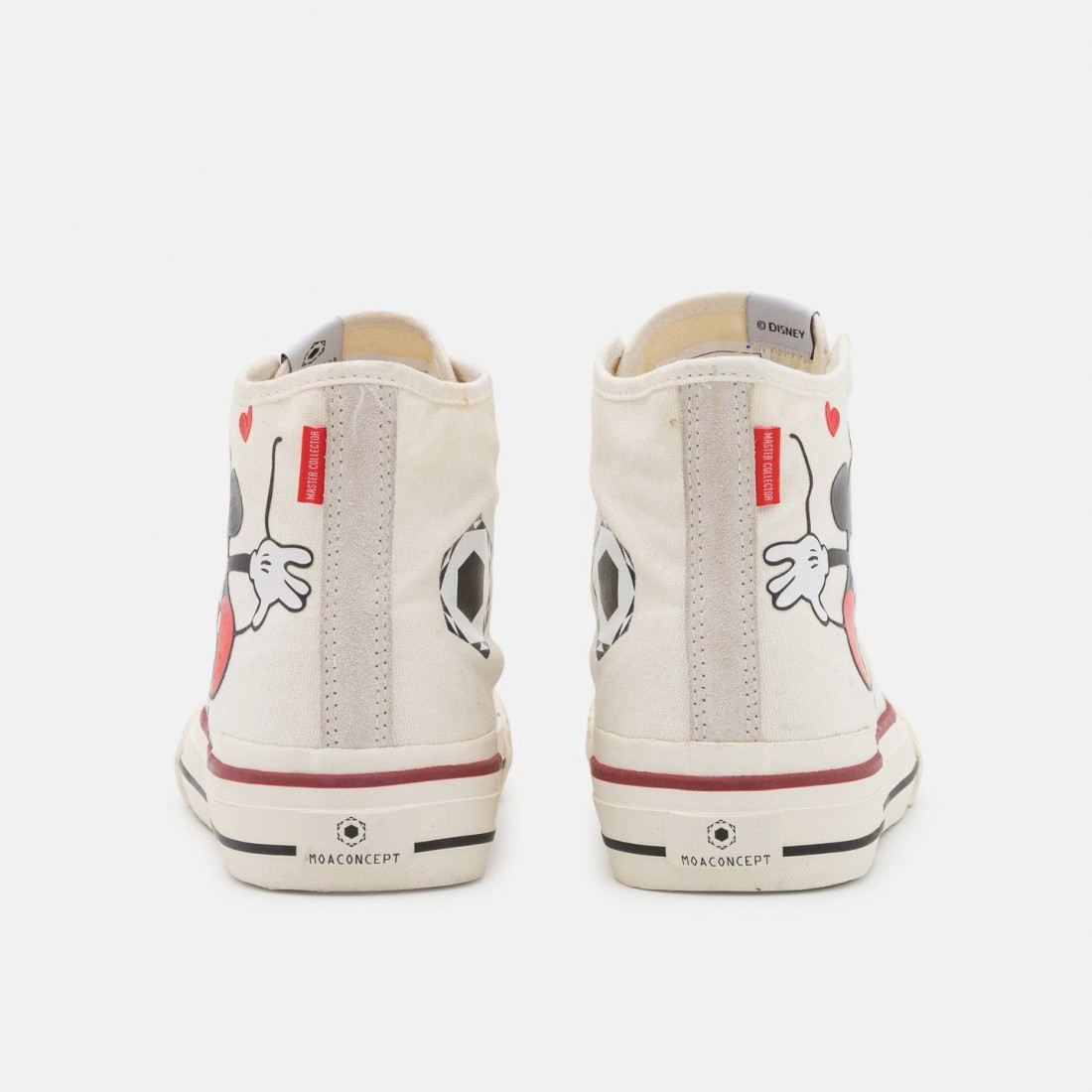 MOA Master collector Mickey Mouse crème hoge sneaker