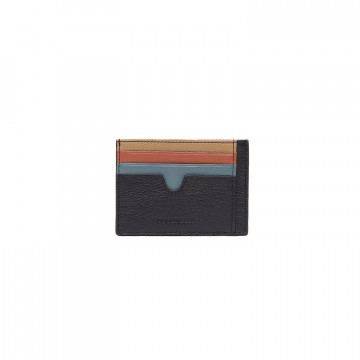 Coccinelle card holder in multicolor leather