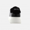 Tosca Blu Sir Biss – Schwarzer Slip-On-Sneaker aus Leder mit Strasssteinen