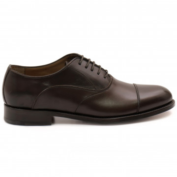 Calpierre 2451 men's oxford shoe in ebony leather