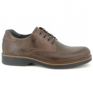 Igi & Co brown men's derby shoe with gore-tex