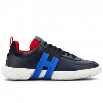 Hogan-3R H blue sneakers in...