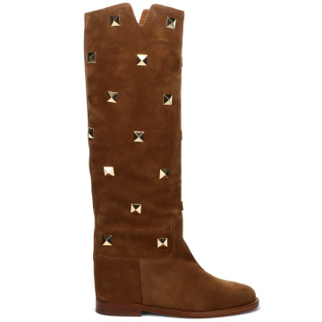 Via Roma 15 brown boot with...