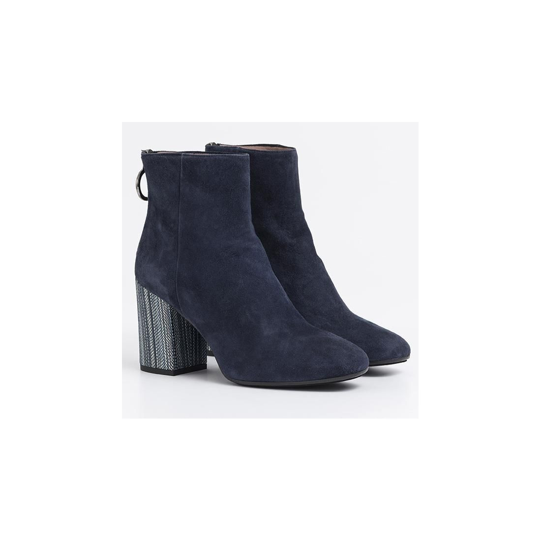 Grace ankle boots in blue suede