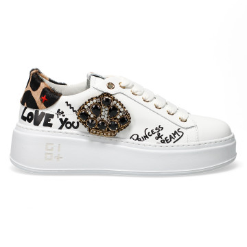 Gio + white sneaker with...