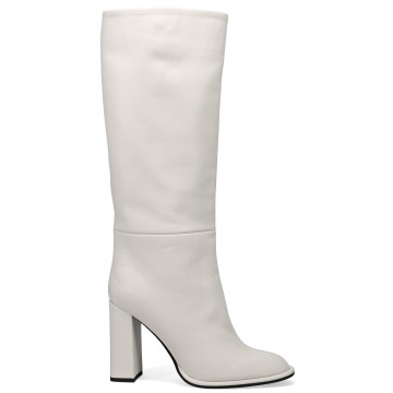 Chantal ivory boot in soft...