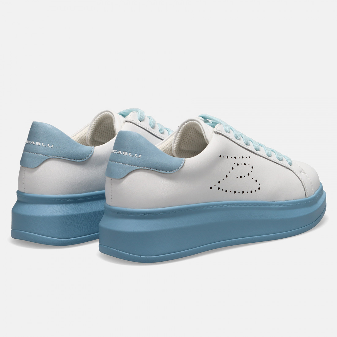 Tosca Blu Leather Trainers in Blue Womens Shoes Trainers Low-top trainers 
