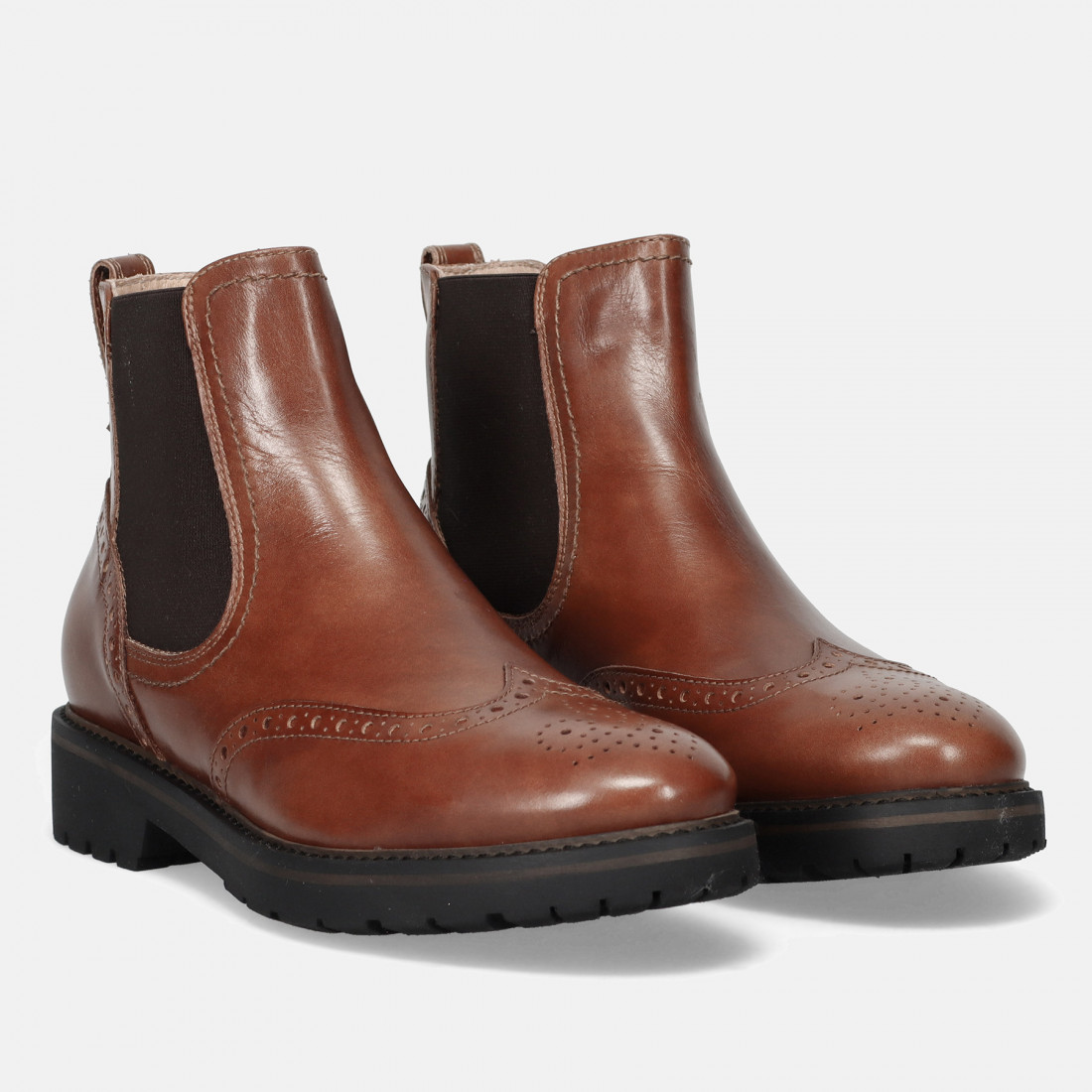 scheidsrechter vaak Bekwaam NeroGiardini ankle boots in tan leather with elastics