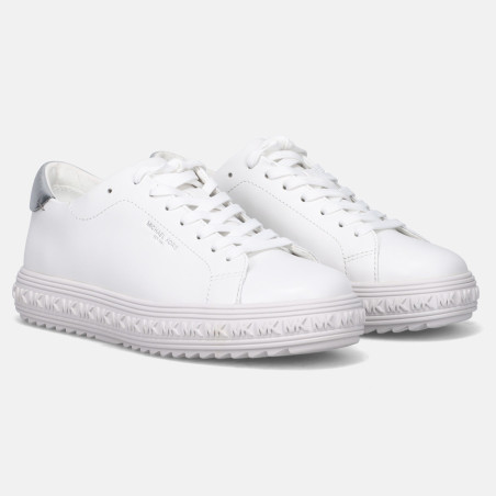 Womens MICHAEL Michael Kors Allie Trainer Sneakers - Pearl Grey/Silver -  Walmart.com
