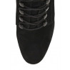 Lace up Bridget ankle boots in black suede