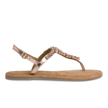 Tamaris copper thong sandal...