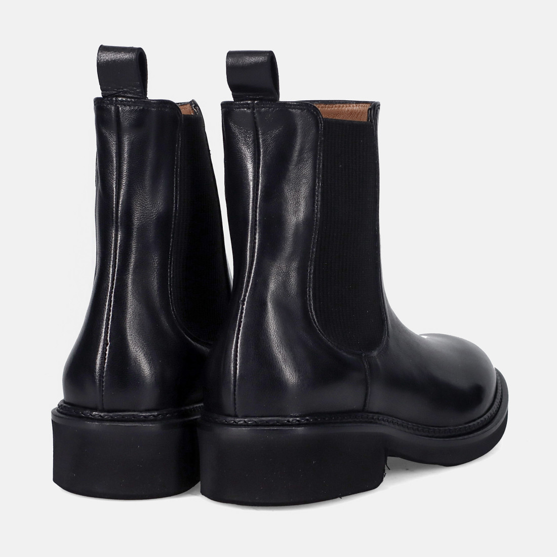 Calpierre DM80 black leather women's Chelsea boot