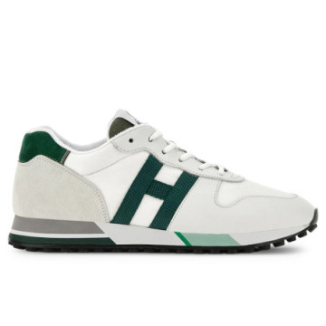 Hogan H383 white and green...