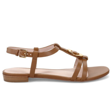 Coccinelle flat sandal in...