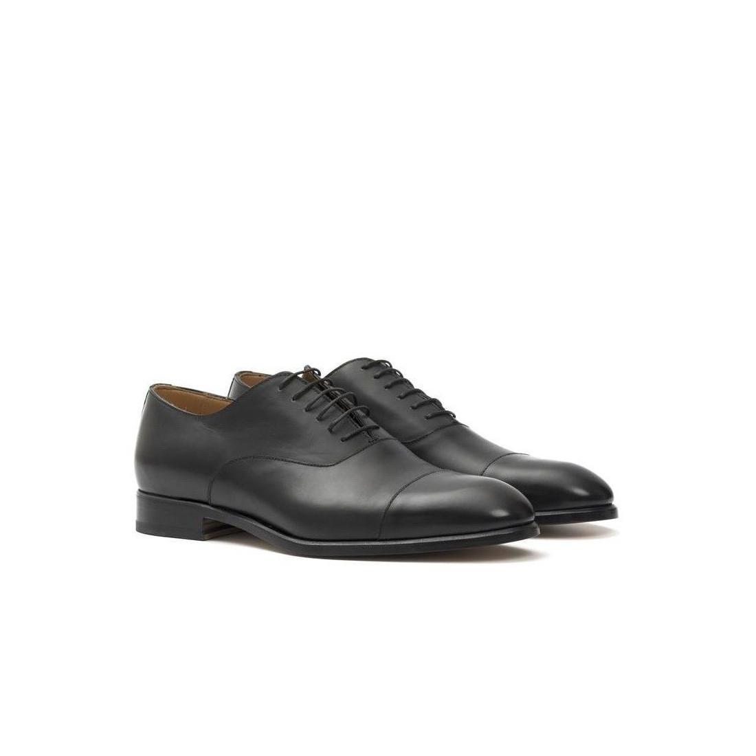 Elegante Oxford-Schuhe aus schwarzem Leder