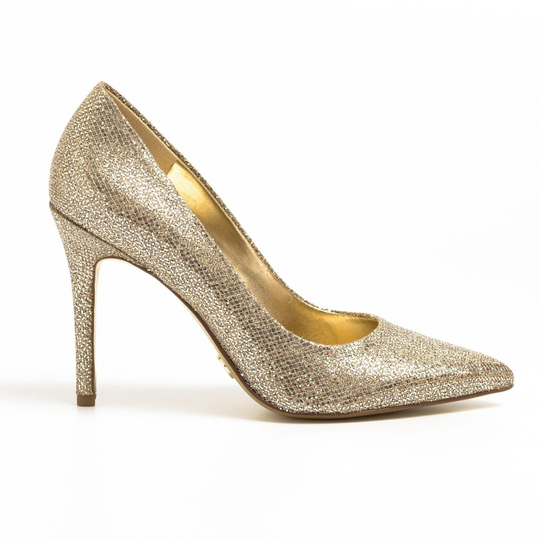 michael kors silver glitter shoes