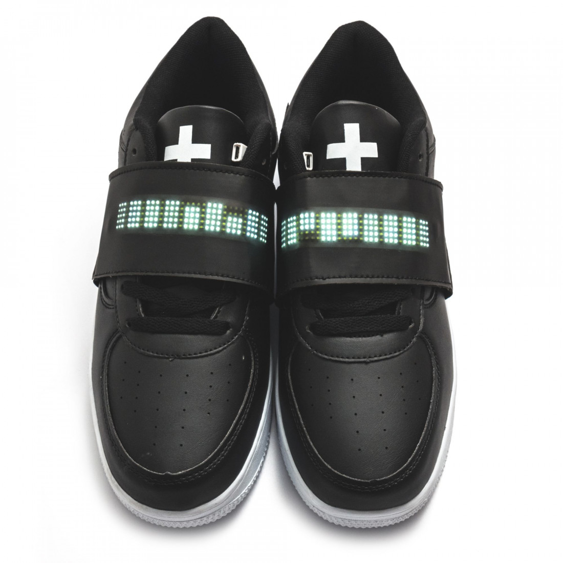 Black GENERATION+ sneakers with led tecnology