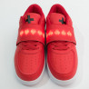 Red GENERATION+ sneakers with led tecnology