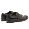 Zapato derby marrón oscuro con perforaciones de J. Wilton