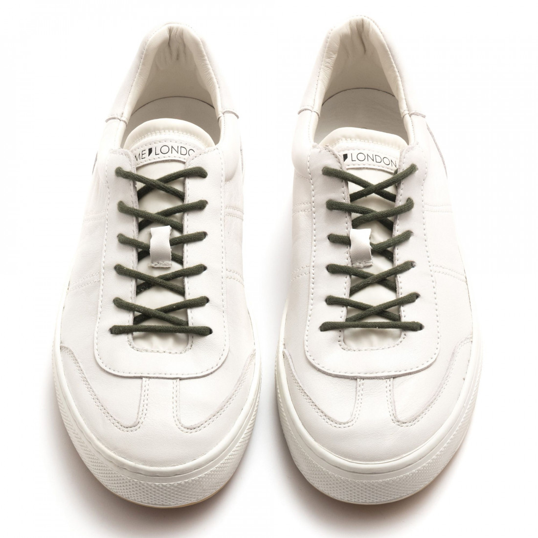 White Crime London Tennis sneaker in leather