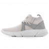 Light grey Kendall + Kylie Conquer socks sneakers