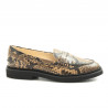 Women's Tod's mocassins in beige python effect leather