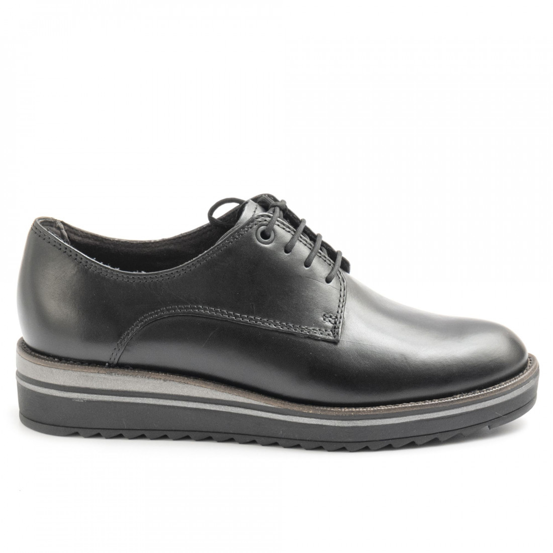 Women's Tamaris derby shoes in leather