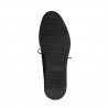 Zapatos de mujer Tamaris con cordones negros y cuña baja