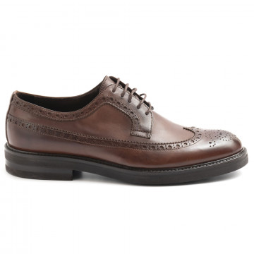 Men's Jerold Wilton derby shoes  in brown leather