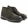 Men's Sangiorgio mid cut shoes in green suede