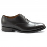 Men's Botti handmade oxford brown shoes with removable footbed