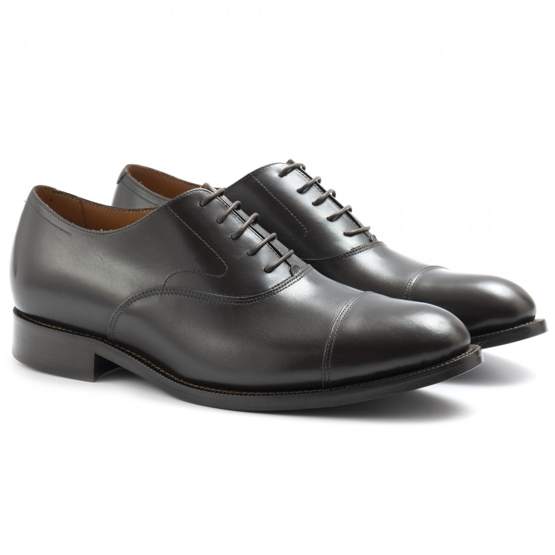 Botti handgefertigte Oxford Brown Schuhe für Herren mit abnehmbarem Fußbett