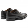 Men's Botti handmade oxford brown shoes with removable footbed
