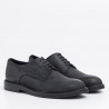 Derby shoes in soft suede