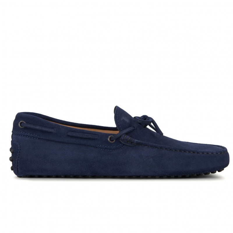 Gommino driving shoes in blue suede