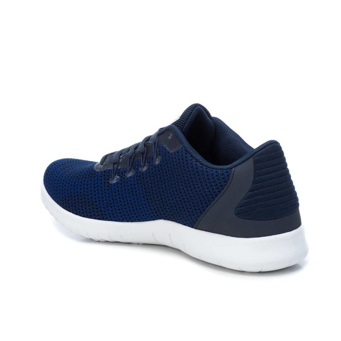 Men's Xti lace up shoes in blue light fabric