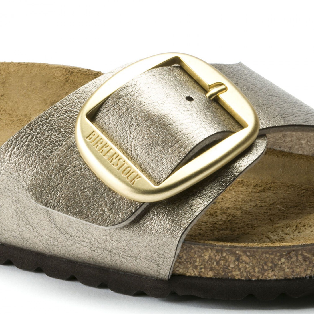 gold slip on sandals