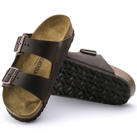 Habana olied leather Birkenstock Arizona sandals - fit