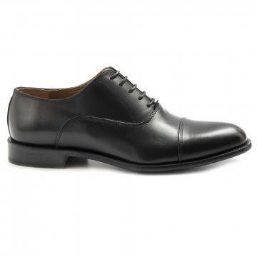 Chaussure à lacets homme Sangiorgio en cuir noir
