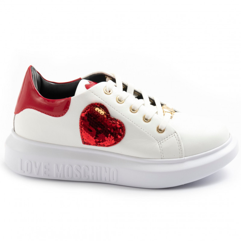 Women's Love Moschino white sneakers 