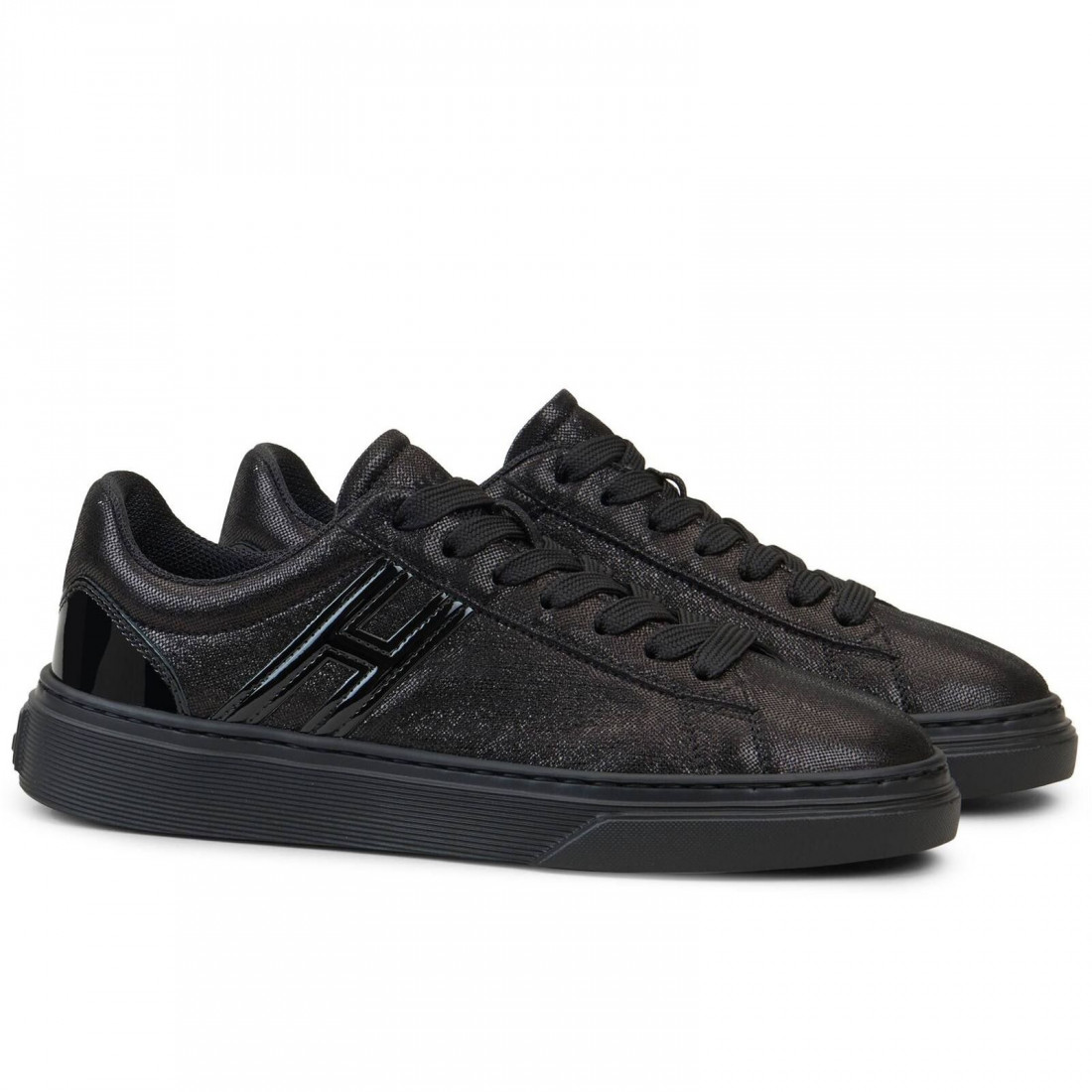 Janice Telemacos Ambassade Women's Hogan H365 sneakers in black leather