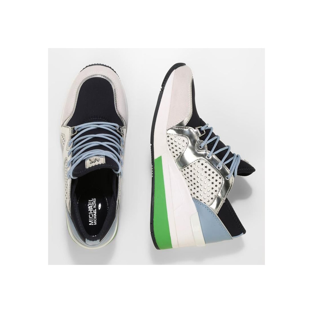 At interagere ru hovedsagelig Scout Multicolor Leather and Mesh Trainers