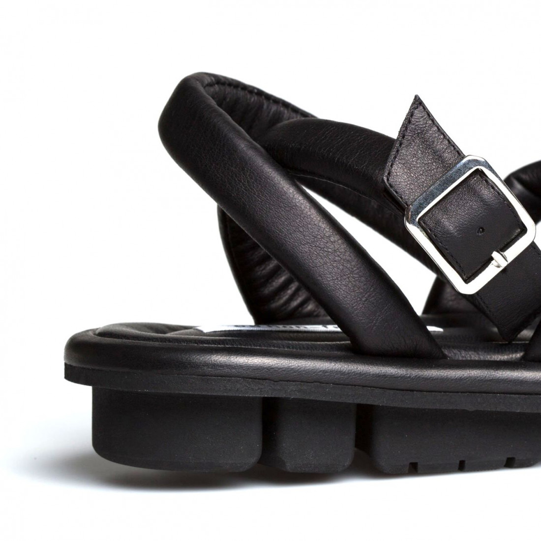 Sandalo OA non-fashion A26 Greece nero in morbida pelle