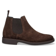 Antica Cuoieria dark brown suede beatles ankle boots
