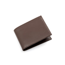 Capricornus black wallet in soft brown leather
