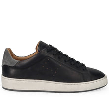 Zapatillas deportivas para hombre Hogan H672 en piel negra con H perforada