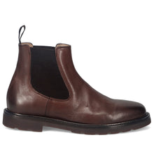 Bottine Chelsea homme Rossano Bisconti en cuir marron doux