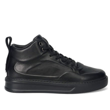 Zapatilla de hombre Barracuda Phoenix Hi-Top en suave piel negra