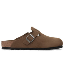 Boston plantare morbido suède leer - dark tea tonal
